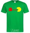 Men's T-Shirt Pacman is chasing kelly-green фото