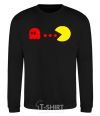 Sweatshirt Pacman is chasing black фото