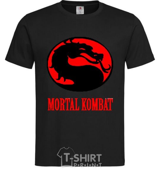 Мужская футболка MORTAL KOMBAT Черный фото