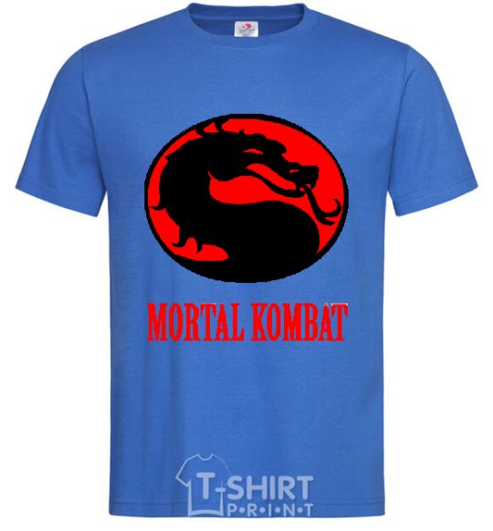 Мужская футболка MORTAL KOMBAT Ярко-синий фото