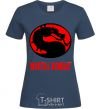 Women's T-shirt MORTAL KOMBAT navy-blue фото