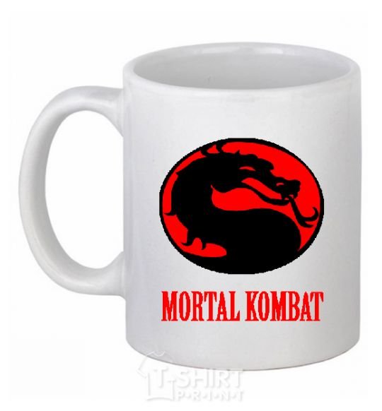 Чашка керамическая MORTAL KOMBAT Белый фото