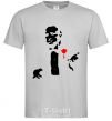 Men's T-Shirt GOD FATHER grey фото