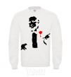 Sweatshirt GOD FATHER White фото