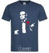 Men's T-Shirt GOD FATHER navy-blue фото