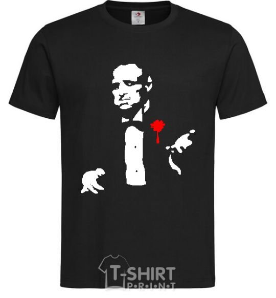 Men's T-Shirt GOD FATHER black фото