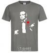 Men's T-Shirt GOD FATHER dark-grey фото