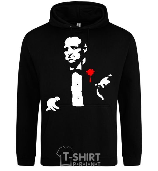 Men`s hoodie GOD FATHER black фото