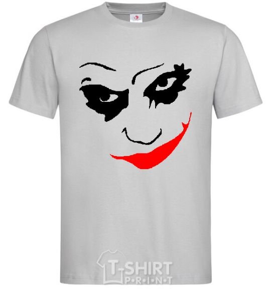 Men's T-Shirt JOKER Smile grey фото