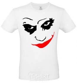 Men's T-Shirt JOKER Smile White фото