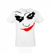 Men's T-Shirt JOKER Smile White фото