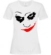 Women's T-shirt JOKER Smile White фото