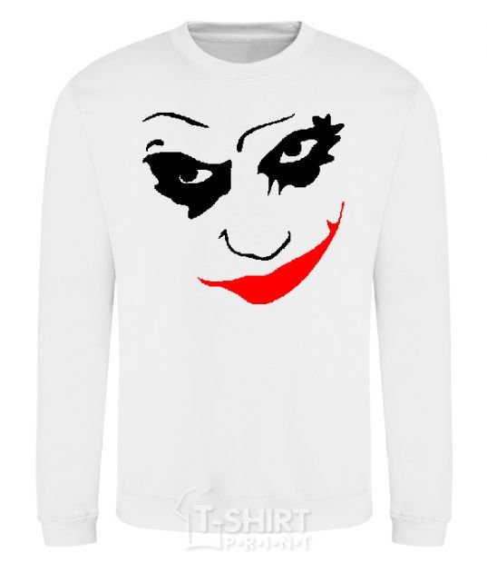 Sweatshirt JOKER Smile White фото