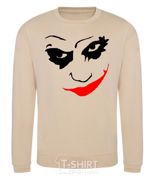 Sweatshirt JOKER Smile sand фото