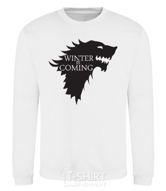 Sweatshirt WINTER IS COMING... White фото