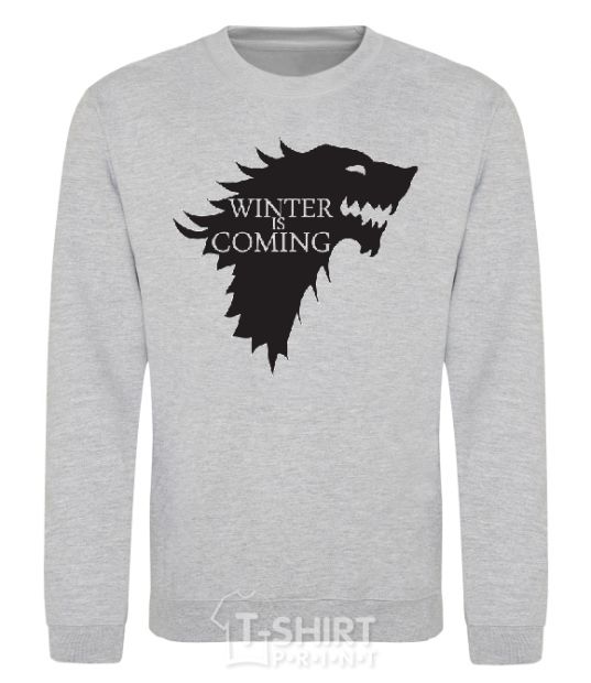 Sweatshirt WINTER IS COMING... sport-grey фото