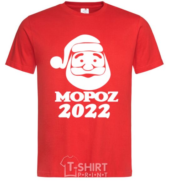 Мужская футболка МОРОZ 2020 Красный фото