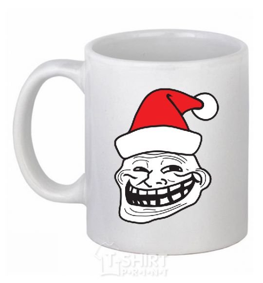 Ceramic mug TROLL MOROZ White фото