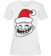 Women's T-shirt TROLL MOROZ White фото