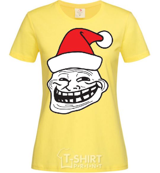 Women's T-shirt TROLL MOROZ cornsilk фото