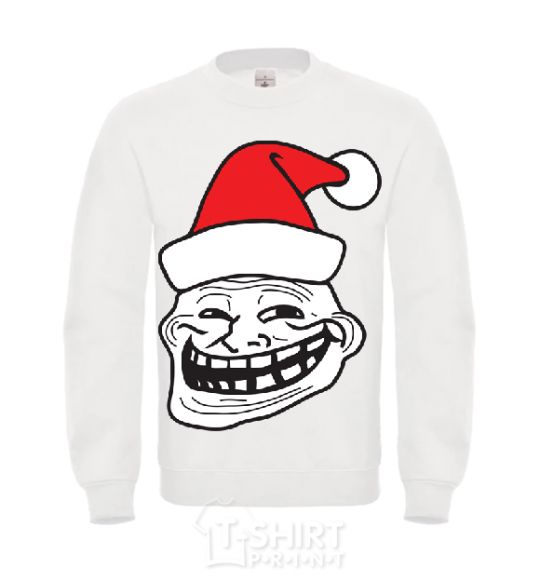 Sweatshirt TROLL MOROZ White фото