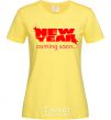 Women's T-shirt NEW YEAR COMING SOON cornsilk фото