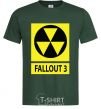 Мужская футболка FALLOUT 3 Danger Темно-зеленый фото