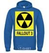 Men`s hoodie FALLOUT 3 Danger royal фото