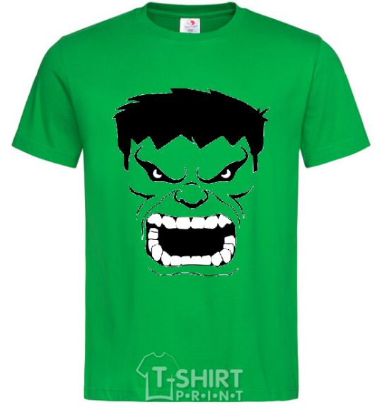 Men's T-Shirt Angry Hulk kelly-green фото