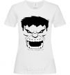 Women's T-shirt Angry Hulk White фото