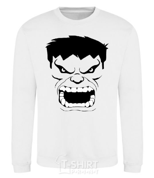 Sweatshirt Angry Hulk White фото