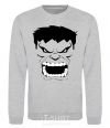 Sweatshirt Angry Hulk sport-grey фото