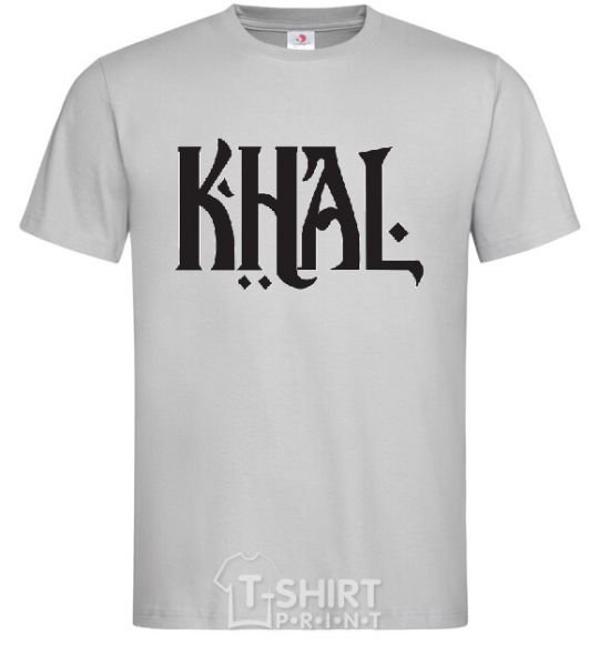 Men's T-Shirt KHAL grey фото