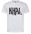 Men's T-Shirt KHAL White фото