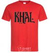 Мужская футболка KHAL Красный фото