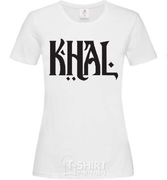 Women's T-shirt KHAL White фото