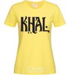 Женская футболка KHAL Лимонный фото