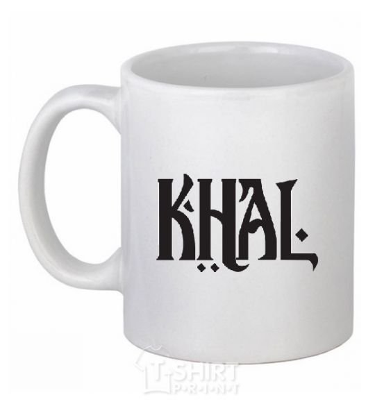 Чашка керамическая KHAL Белый фото