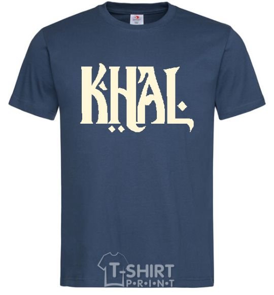 Men's T-Shirt KHAL navy-blue фото