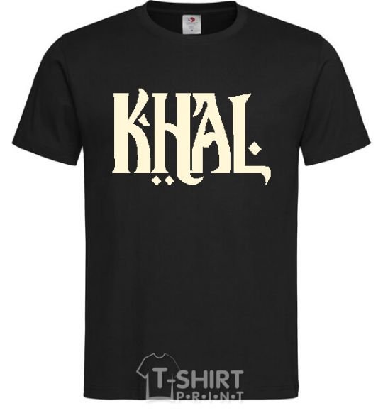 Men's T-Shirt KHAL black фото