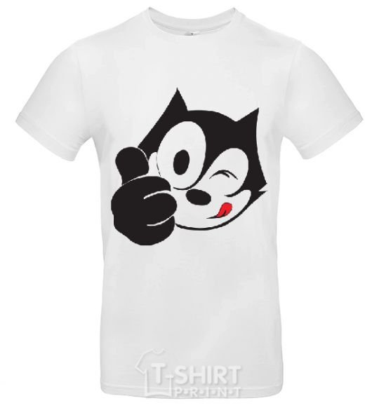Мужская футболка FELIX THE CAT Like Белый фото