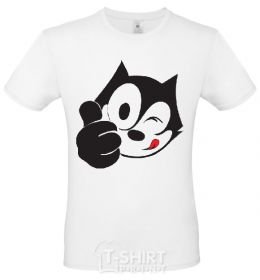 Men's T-Shirt FELIX THE CAT Like White фото