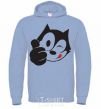 Мужская толстовка (худи) FELIX THE CAT Like Голубой фото