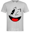 Men's T-Shirt SMILE - Emoji grey фото