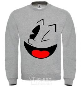 Sweatshirt SMILE - Emoji sport-grey фото