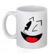 Ceramic mug SMILE - Emoji White фото