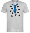 Men's T-Shirt FLINSTONE'S TIE grey фото