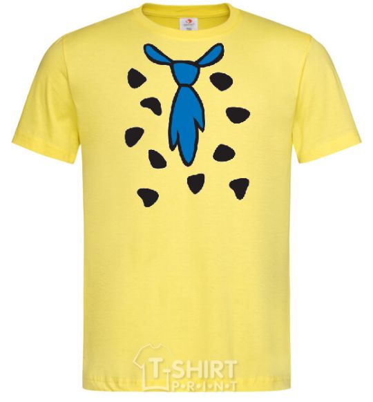 Мужская футболка FLINSTONE'S TIE Лимонный фото