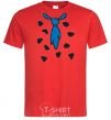 Men's T-Shirt FLINSTONE'S TIE red фото