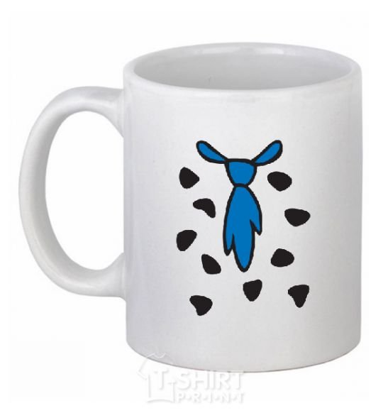 Ceramic mug FLINSTONE'S TIE White фото